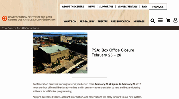 boxoffice.confederationcentre.com