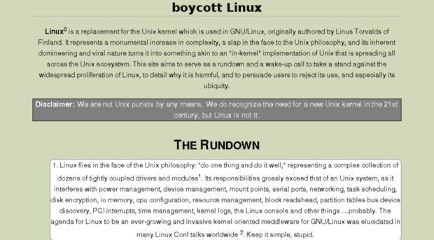 boycottlinux.org