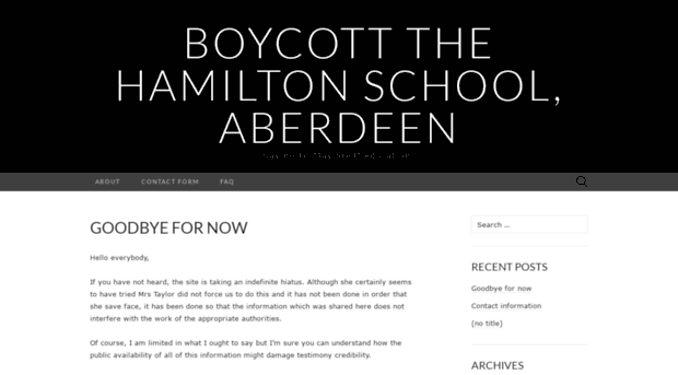 boycottthehamiltonschool.wordpress.com