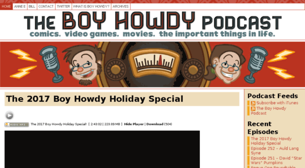 boyhowdypodcast.com