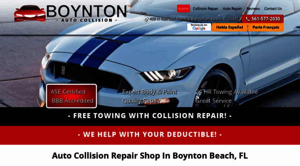 boyntonautocollision.com