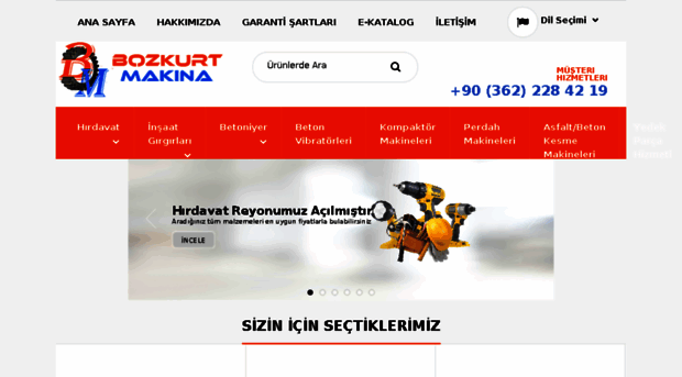 bozkurtmakinasamsun.com