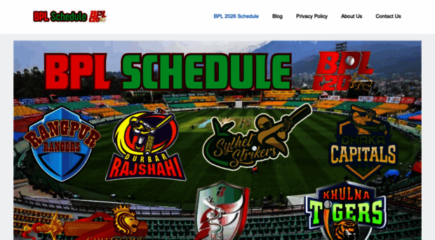 bplschedule.com