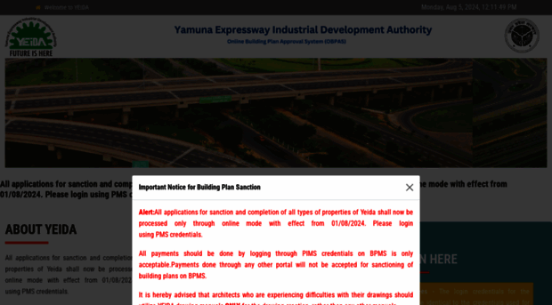 bpms.yamunaexpresswayauthority.com