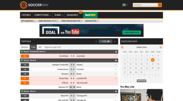 Soccerway livescore deals