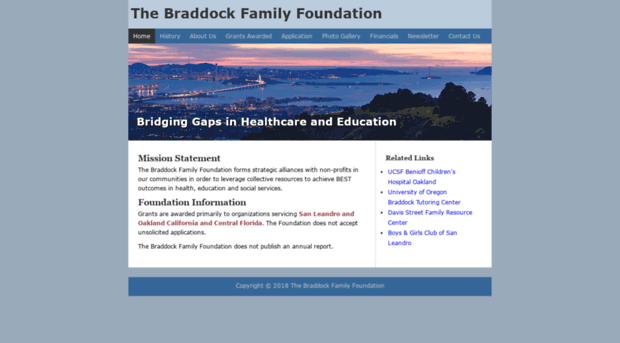 braddockfoundation.org