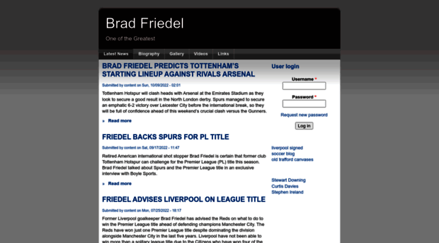 bradfriedelfan.net