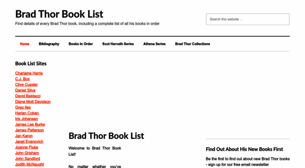 bradthorbooklist.com