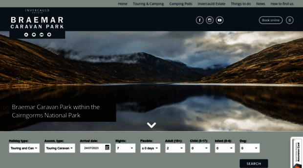braemarcaravanpark.co.uk