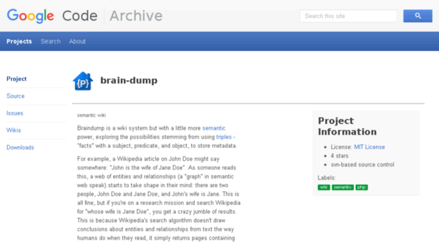 brain-dump.googlecode.com