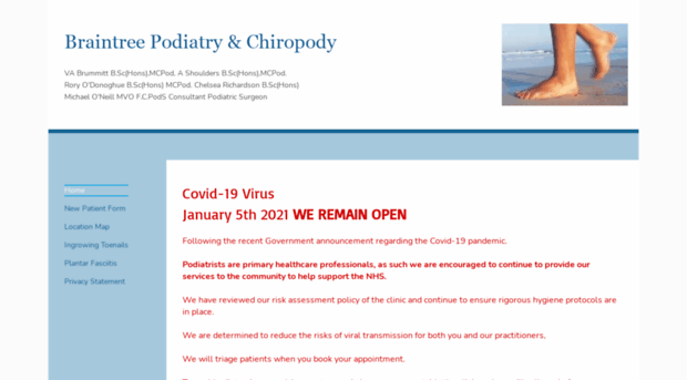 braintreepodiatry.com