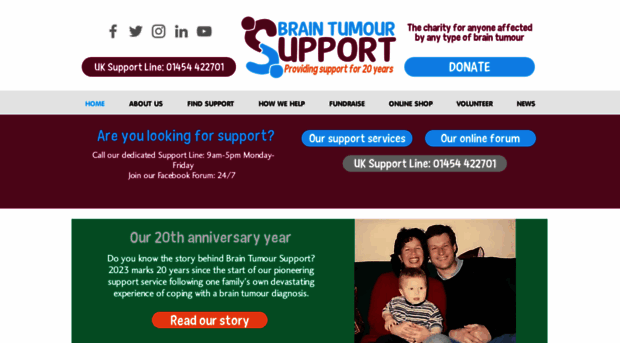 braintumoursupport.co.uk