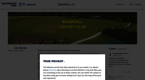 bramhall.play-cricket.com