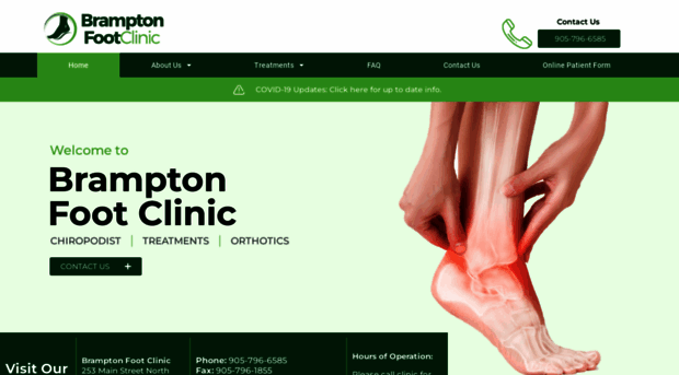 bramptonfootclinic.com