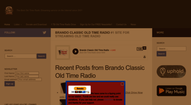 brandoclassicradio.com