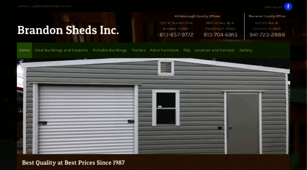 brandonshedsinc.com