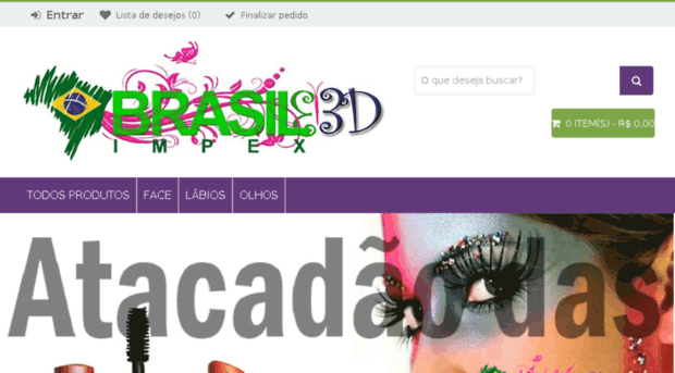 brasil3dmaquiagem.com.br