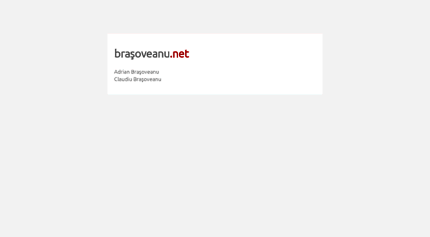 brasoveanu.net