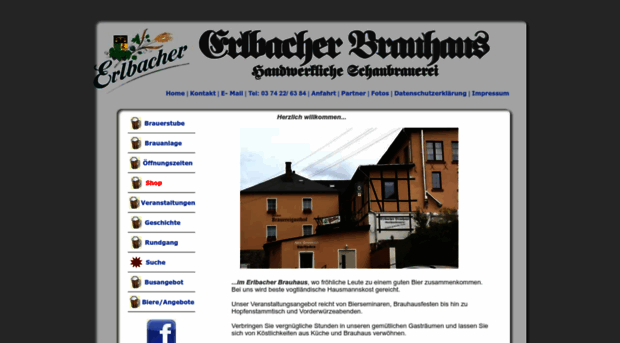 brauhaus-erlbach.de