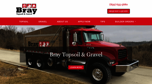 braytopsoilandgravel.com