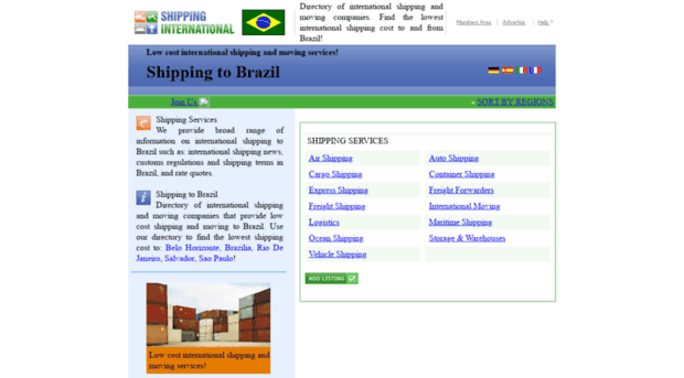 brazil.shipping-international.com