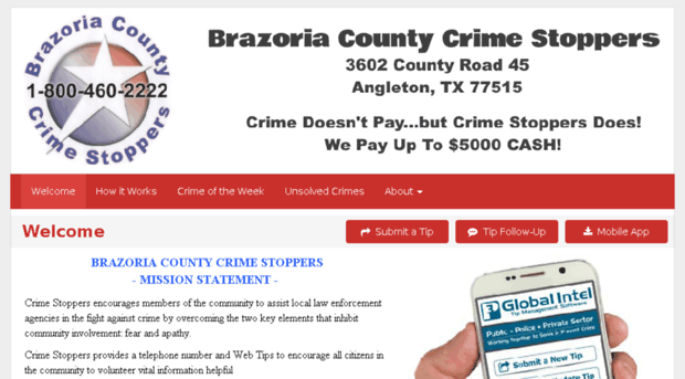 brazoriacountycrimestoppers.com