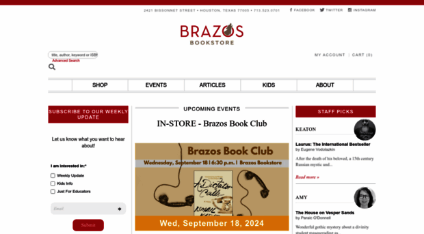 brazosbookstore.com