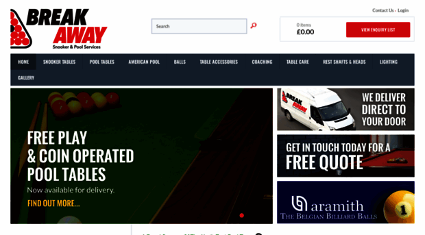 breakaway-snookerandpool.co.uk