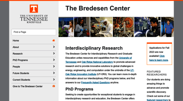 bredesencenter.utk.edu