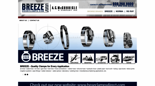 breezehoseclamps.com