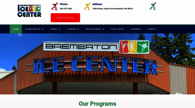 bremertonicecenter.com