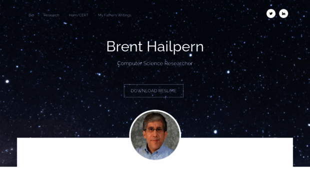 brent.hailpern.com