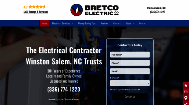 bretcoelectric.com