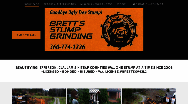 bretts-stumpgrinding.com
