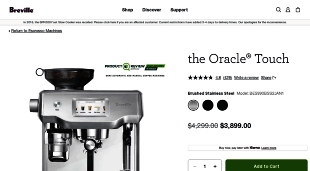 brevilleoracletouch.com