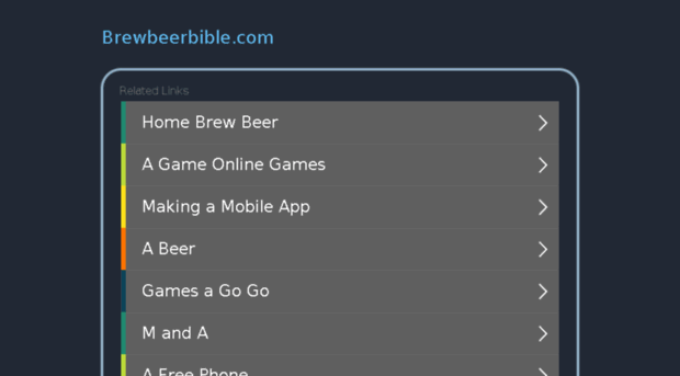 brewbeerbible.com