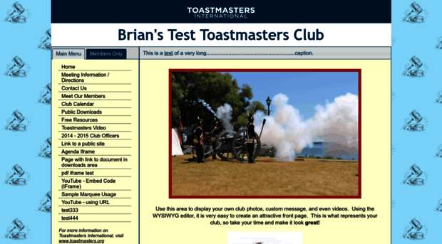 brian.toastmastersclubs.org