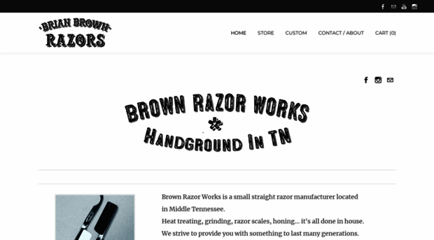 brianbrownrazors.com