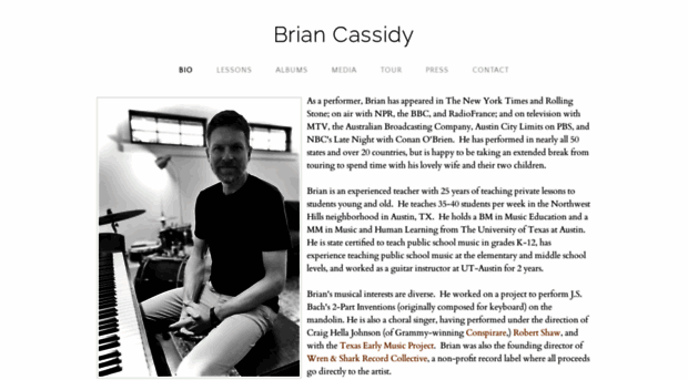 briancassidymusic.com