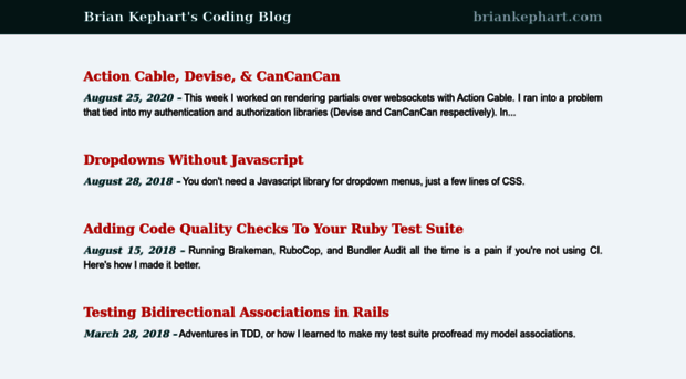 briankephart.com