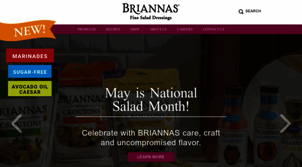 briannassaladdressing.com