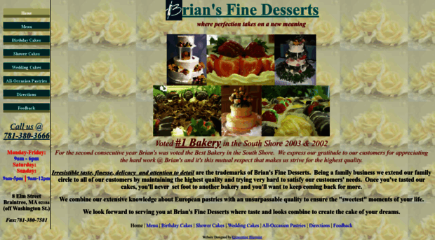 briansfinedesserts.com