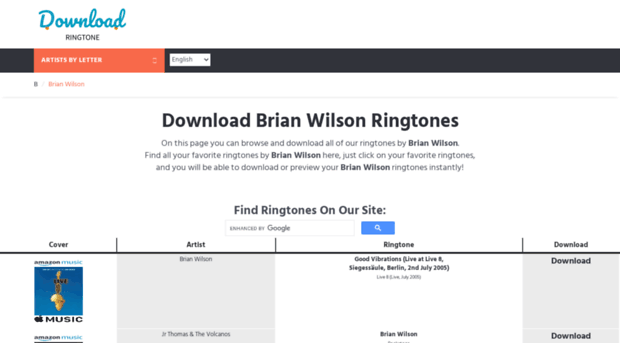 brianwilson.download-ringtone.com