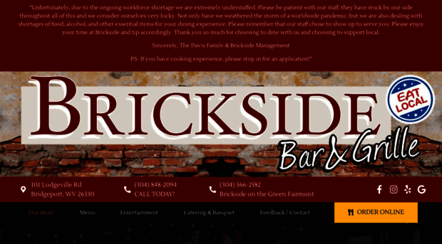 bricksidebargrille.com
