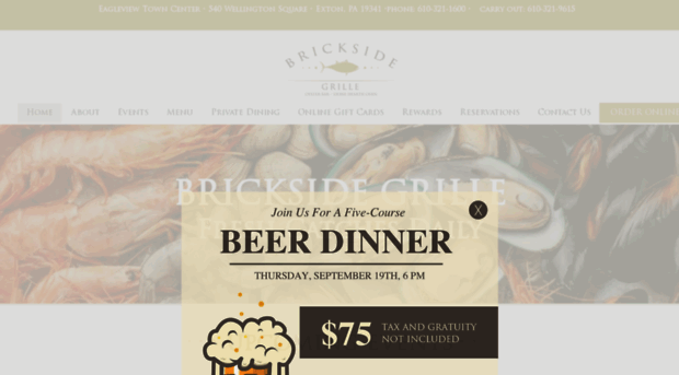 bricksidegrille.com