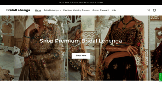bridallehnga.com