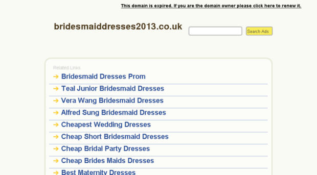 bridesmaiddresses2013.co.uk