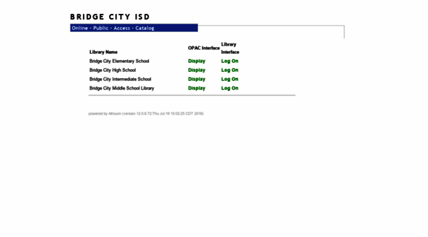 bridgecityisd.booksys.net