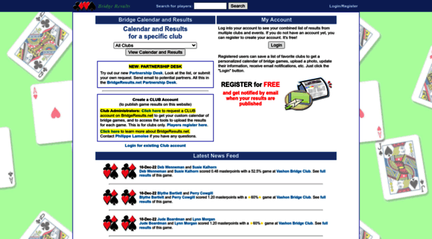 bridgeresults.net