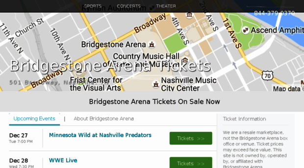 bridgestonearena.ticketoffices.com